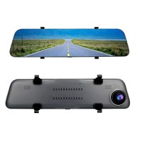 Camera Auto Tip Oglinda E-ACE A38, Dubla, 12" Inch, 2K, IPS, Touch Screen, 1440P, Night Vision, PIP - 3