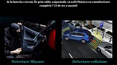 Camera auto tripla de bord Full HD 1080P, GoSafe, WDR, GPS, WIFI, aplicatie pe telefon, night vision, card 64 GB inclus