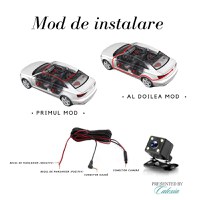 Camera auto tripla de bord Full HD 1080P, GoSafe, WDR, GPS, WIFI, aplicatie pe telefon, night vision, card 64 GB inclus - 10