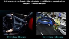 Camera auto tripla de bord Full HD 1080P, GoSafe, WDR, GPS, WIFI, aplicatie pe telefon, night vision, card 64 GB inclus