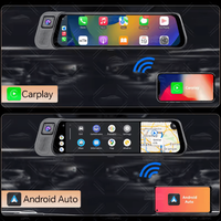 Camera de bord Auto tip Oglinda - Dasbo®, Navigatie Auto cu 3 Camere, Fata 2K + spate si interior 1080P, Carplay - 3