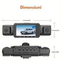 Camera de bord pentru masina cu 4 canale 360°–FHD 1080P, WIFI+GPS, Monitorizare PARCARE 24h, G-Senzor, Aplicatie Telefon - 4