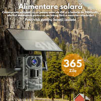 Camera de Supraveghere pentru Vanatoare Trail 4G, 4MP, alimentate solara, vizualizare live si alerte, Impermeabila - 11