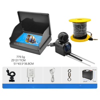 Camera Subacvatica pentru Pescuit 1080P cu Ecran IPS 4.3”, Dasbo®, Unghi 220°, Viziune Nocturna IR, Baterie 5000 mAh - 3