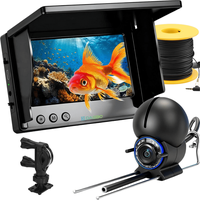 Camera Subacvatica pentru Pescuit 1080P cu Ecran IPS 4.3”, Dasbo®, Unghi 220°, Viziune Nocturna IR, Baterie 5000 mAh - 7