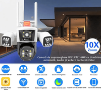 Camera Supraveghere 8K 16MP Zoom 10X CLC SmartGear, Auto-Tracking, Nocturna Color, WiFi, Audio, IP66, SD+Cloud - 4