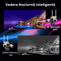 Camera Supraveghere 8K 16MP Zoom 10X CLC SmartGear, Auto-Tracking, Nocturna Color, WiFi, Audio, IP66, SD+Cloud - 8