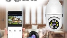 Camera Supraveghere MRG M615 Tip Bec 360, Wi-Fi, Alb, Audio, IR, Slot Card
