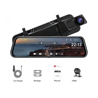 Camera Tip Oglinda Techstar® Z78, Dubla, Night Vision, Inregistrare Ciclica, Camera Marsarier, Rezolutie 2K si 1080P - 6