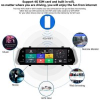 Camera Video Auto Dubla tip Oglinda, Vodoo 10" MK6735 4G, Android OS, Touchscreen, Navi, Quad Core, 16GB - 2