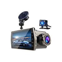 Camera Video Auto DVR Dubla FullHD Techstar® T667 Unghi 170° Display 4", Senzori Miscare si Night Vision - 4