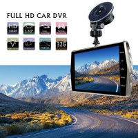 Camera Video Auto DVR Dubla FullHD Techstar® T667 Unghi 170° Display 4", Senzori Miscare si Night Vision - 3