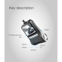 Camera Video Auto DVR Techstar® KL501 FullHD, NT96658, cu Night Vision, WiFi App Android & iOS, Unghi 170° - 11