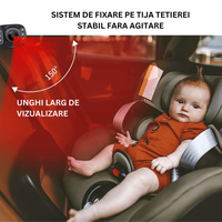 Camera video auto HD pentru monitorizare a bebelusilor si copiilor pentru scaunul din spate al masinii, Baby monitor - 4