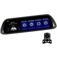 Camera Video Auto Oglinda DVR Dubla FullHD Techstar® K62, Unghi 170°, Display IPS LED 10", Nightvision, Wide Range - 3