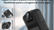 Camera Video Corporala NeoHGS®, Body Cam, 1080P HD, Vedere nocturna, Ecran 0.85-Inch, Functie reportofon,