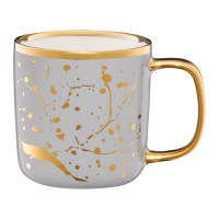 Cana portelan 370ml, gri, AMBITION Royal Marble - 1