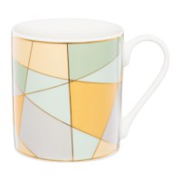 Cana portelan 380ml, AMBITION Geometric Pastel Rhombuses - 2
