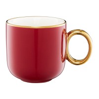 Cana portelan 380ml, rosu, AMBITION Royal - 1