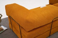 Canapea 3 locuri, Atelier Del Sofa, chenille, portocaliu, 190x95x75 cm - 5