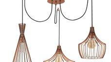 Candelabru Opviq din metal, finisaj cupru, diametru 114 cm, inaltime 130 cm