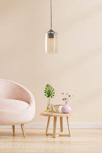 Candelabru, Opviq, isinglass, galben, 60 cm - 1