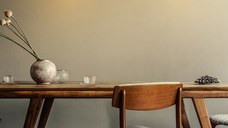 Candelabru, Opviq, mdf, nuc, 47x19x55 cm