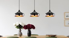 Candelabru, Opviq, metal, negru, 146x36x122 cm