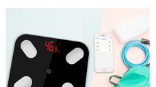 Cantar Electronic Smart Techstar®, Display Digital, Wireless, Bluetooth, Greutate 180kg Max, Compatibil Android