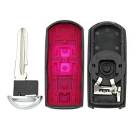 Carcasa cheie auto compatibila cu Mazda 2, 3, 5, 6, CX-3, CX-5, CX-7, CX-9, RX-8, MX-5, 2 butoane, model 2012-2018 - 5