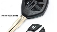 Carcasa Cheie Auto cu 4 butoane Techstar Compatibila Mitsubishi Lancer 2008–2015, Galant, Eclipse – model FCCID