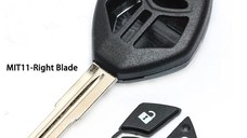 Carcasa Cheie Auto cu 4 butoane Techstar Compatibila Mitsubishi Lancer 2008–2015, Galant, Eclipse – model FCCID