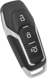 Carcasa Cheie Auto Techstar, Compatibila Ford Mondeo, Mustang, Focus, Fusion, S-Max, Galaxy, Explorer, cu 3 butoane - 1