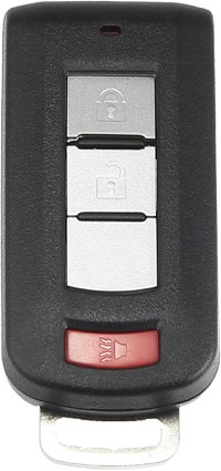 Carcasa Cheie Auto Techstar cu 3 butoane, Compatibila Mitsubishi Outlander 2010–2018, Lancer 2008–2016 - 4