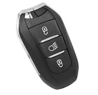 Carcasa Cheie Auto Techstar cu 3 butoane, Compatibila Peugeot 308, 408, 508, 3008, 5008, Citroen C3, C4, DS - 2