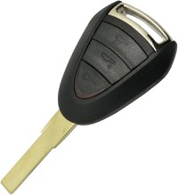 Carcasa Cheie Auto Techstar cu 3 butoane, Compatibila Porsche 911, Cayman, Boxster, Carrera GT - 4