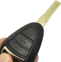 Carcasa Cheie Auto Techstar cu 3 butoane, Compatibila Porsche 911, Cayman, Boxster, Carrera GT - 1