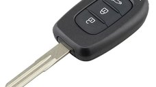 Carcasa cheie auto Techstar cu 3 butoane pentru Dacia Logan, Sandero, Duster, Dokker – compatibil 2016+