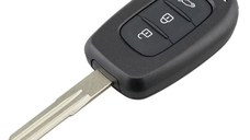 Carcasa cheie auto Techstar cu 3 butoane pentru Dacia Logan, Sandero, Duster, Dokker – compatibil 2016+