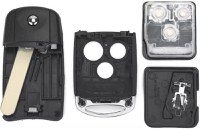 Carcasa Cheie Auto Techstar cu 3 Butoane pentru Honda Civic, Accord, Jazz, CR-V, HR-V, Odyssey si Acura - cu Lama - 6
