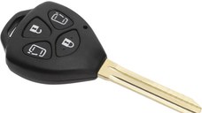 Carcasa Cheie Auto Techstar cu 4 butoane compatibila cu Toyota Corolla, Camry, Alphard