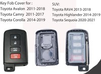 Carcasa Cheie Auto Techstar cu 4 butoane, Compatibila Toyota Camry, Corolla, RAV4, Highlander, Avalon – FCC HYQ14FBA - 2