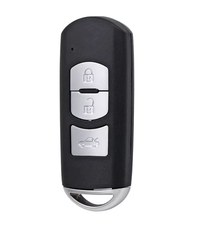 Carcasa cheie auto Techstar, pentru Mazda, cu 3 butoane, compatibila cu modelele Mazda 6 CX-5 CX-3 2014-2015, lamela - 9