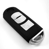 Carcasa cheie auto Techstar, pentru Mazda, cu 3 butoane, compatibila cu modelele Mazda 6 CX-5 CX-3 2014-2015, lamela - 7