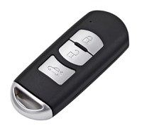 Carcasa cheie auto Techstar, pentru Mazda, cu 3 butoane, compatibila cu modelele Mazda 6 CX-5 CX-3 2014-2015, lamela - 12