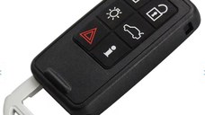 Carcasa cheie auto Techstar pentru Volvo cu 6 butoane, compatibila cu S60, S80, V70, XC60, XC70