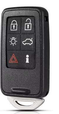 Carcasa cheie auto Techstar pentru Volvo cu 6 butoane, compatibila cu S60, S80, V70, XC60, XC70 - 5