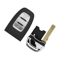 Carcasa Cheie Auto Techstar® Audi A4L, A6L, A5, A6, A7, A8, Q5, Q7, S4, S5, S6, 3 Butoane - 1