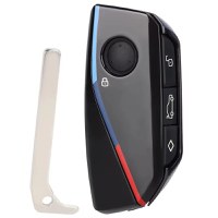 Carcasa cheie auto Techstar® BMW M Style, compatibila BMW i7, X7 G07 LCI, iX I20, X1 U11, Seria 7 G70, G09, XM U06, G81 - 1
