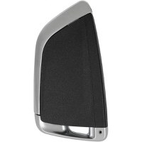 Carcasa Cheie Auto Techstar® BMW, Seria 1,2,3,4,5,6,7, X, 4 Butoane, Cu Lama, Argintiu - 8